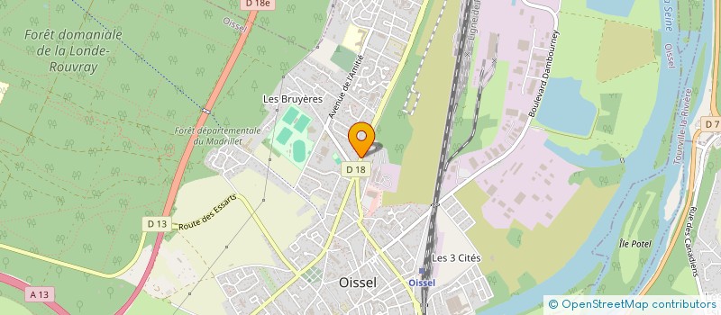 localisation de l'entreprise LIGUE NORMANDIE HAND-BALL à OISSEL