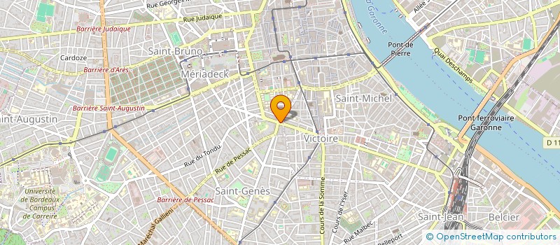 localisation de l'entreprise LIGUE NOUVELLE AQUITAINE FSGT  BORDEAUX