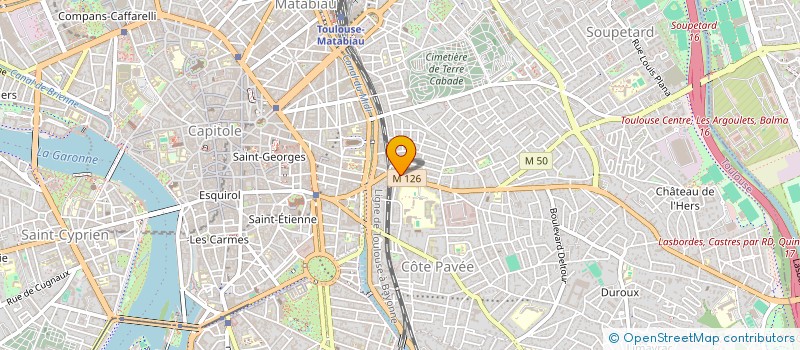 localisation de l'entreprise LIGUE OCCITANIE D AIKIDO ET DE BUDO FFAB  TOULOUSE