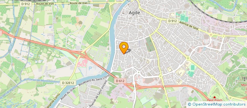 localisation de l'entreprise LIGUE OCCITANIE D'AVIRON  AGDE