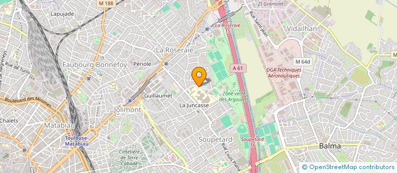 localisation de l'entreprise LIGUE OCCITANIE DE JUDO à TOULOUSE