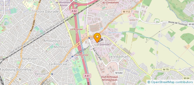 localisation de l'entreprise LIGUE OCCITANIE DE TENNIS DE TABLE à BALMA