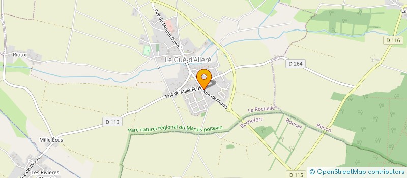 localisation de l'entreprise LIGUE POITOU CHARENTES DE BILLARD à ANAIS