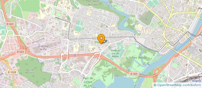 localisation de l'entreprise LIGUE POUR LA PROTECTION DES OISEAUX à ANGERS