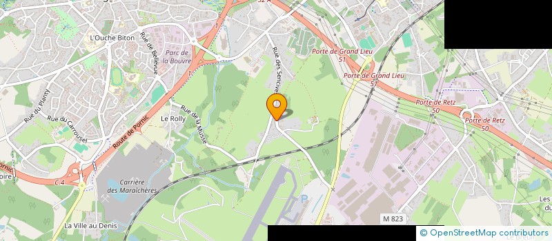 localisation de l'entreprise LIGUE POUR LA PROTECTION DES OISEAUX DE LOIRE-ATLANTIQUE à BOUGUENAIS