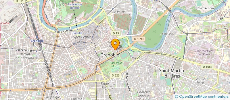 localisation de l'entreprise LIGUE POUR LA PROTECTION DES OISEAUX ISERE  GRENOBLE