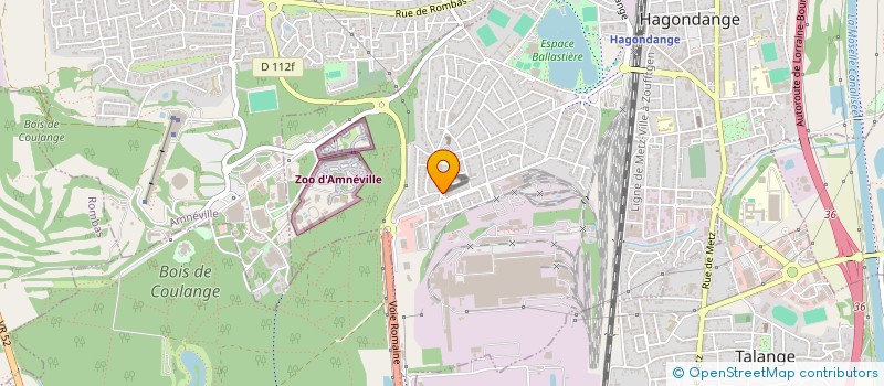 localisation de l'entreprise LIGUE POUR LA PROTECTION DES OISEAUX MOSELLE  HAGONDANGE