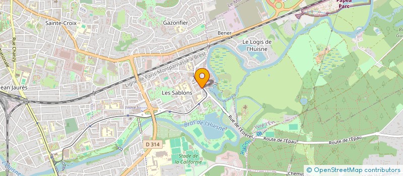 localisation de l'entreprise LIGUE PROTECTION DES OISEAUX DE SARTHE à LE MANS