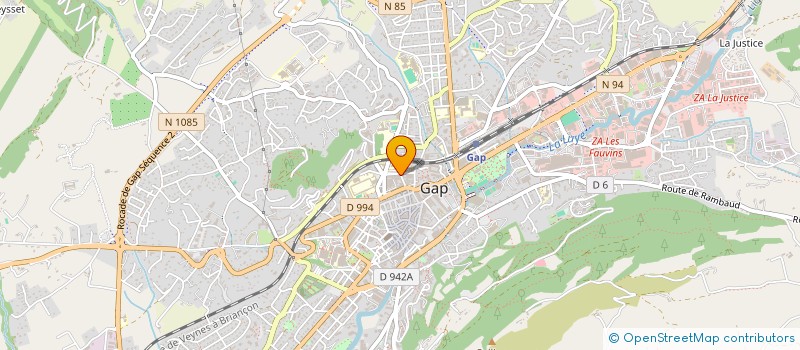 localisation de l'entreprise LIGUE PROVENCE-ALPES-COTE D'AZUR HOCKEY SUR GLACE à GAP