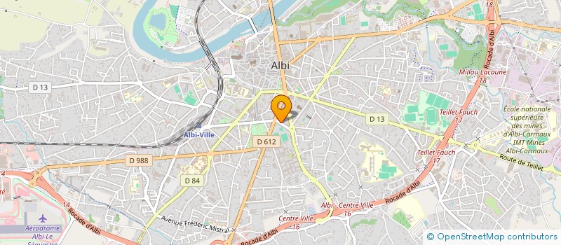 localisation de l'entreprise LIGUE REGIONALE AUTO MIDI PYRENEES à ALBI