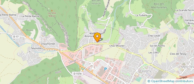 localisation de l'entreprise LIGUE REGIONALE AUVERGNE - RHONE-ALPES DE LA FEDERATION FRANCAISE DE BOWING ET SPORT DE QUILLES  SALES