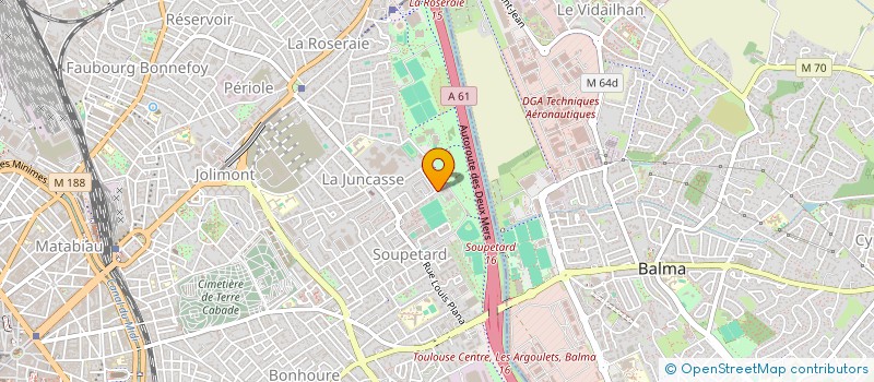 localisation de l'entreprise LIGUE REGIONALE D'OCCITANIE DE BASKETBALL à TOULOUSE