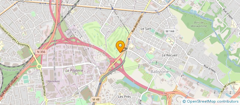 localisation de l'entreprise LIGUE REGIONALE DE GOLF DES HAUTS DE FRANCE NORD PAS DE CALAIS PICARDIE à VILLENEUVE-D'ASCQ