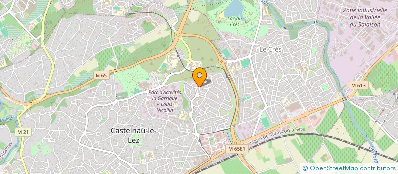 localisation de l'entreprise LIGUE REGIONALE DE LA COURSE CAMARGUAISE à CASTELNAU-LE-LEZ