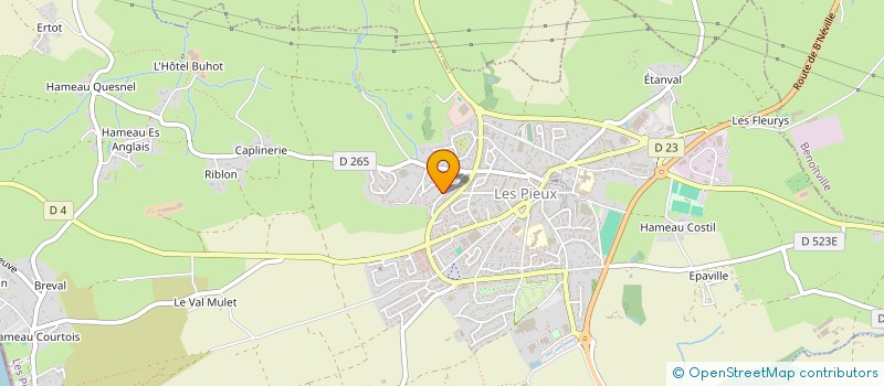 localisation de l'entreprise LIGUE REGIONALE DE PARACHUTISME DE NORMANDIE  LES PIEUX