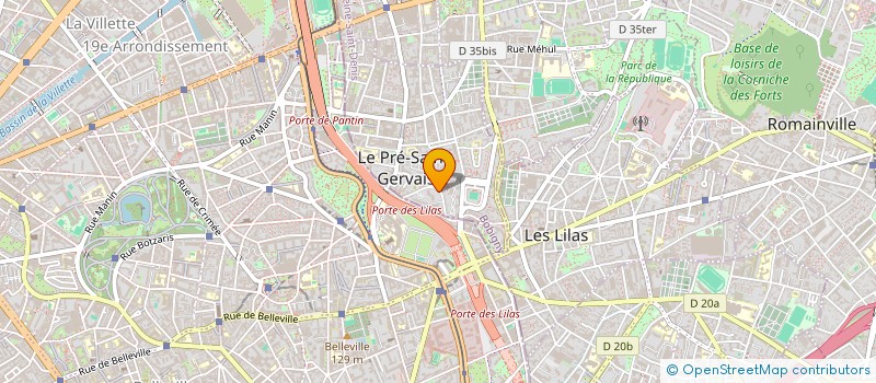 localisation de l'entreprise LIGUE REGIONALE DE SAUVETAGE ET DE SECOURISME DE L'ILE DE FRANCE  AUBERVILLIERS