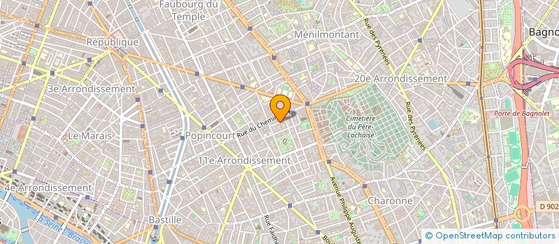 localisation de l'entreprise LIGUE REGIONALE ILE-DE-FRANCE DE RUGBY à PARIS
