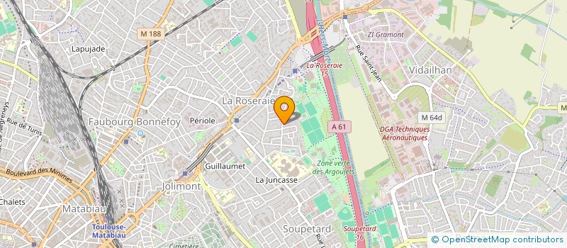 localisation de l'entreprise LIGUE REGIONALE OCCITANIE DE RUGBY à TOULOUSE