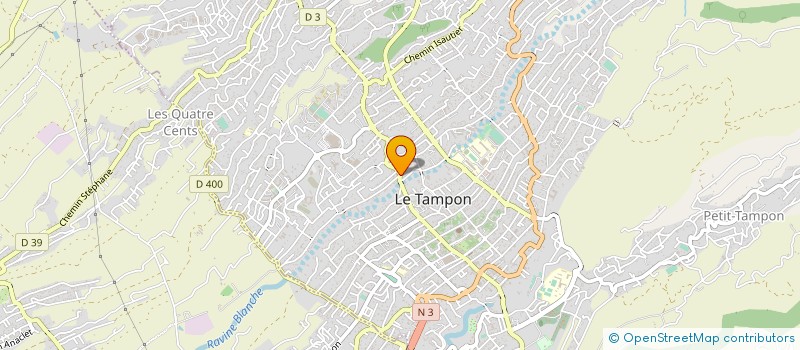 localisation de l'entreprise LIGUE REUNIONNAISE DE GOLF  LE TAMPON