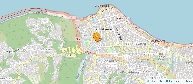 localisation de l'entreprise LIGUE REUNIONNAISE DE ROLLER SPORTS à SAINT-DENIS