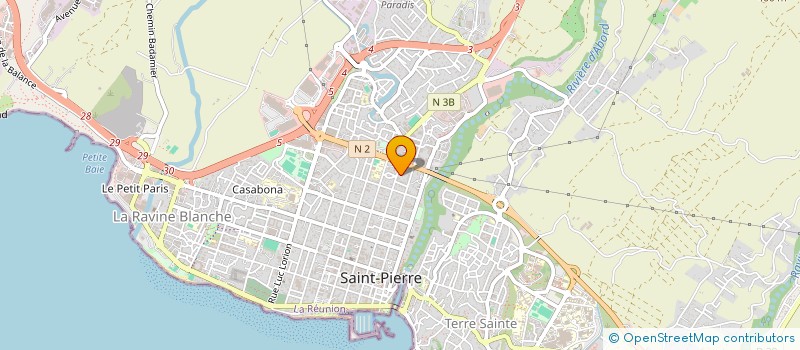 localisation de l'entreprise LIGUE REUNIONNAISE DU JEU D'ECHECS  PETITE-ILE