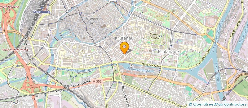 localisation de l'entreprise LIGUE SPORTIVE DES SOURDS DE L'EST à STRASBOURG