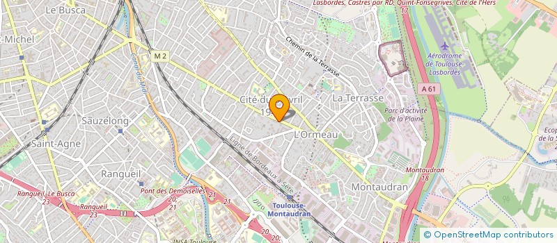 localisation de l'entreprise LIGUE VIE & SANTE SECTION TOULOUSAINE à TOULOUSE