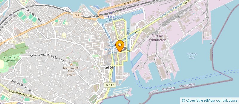 localisation de l'entreprise LIGUORI ASSURANCES à FRONTIGNAN