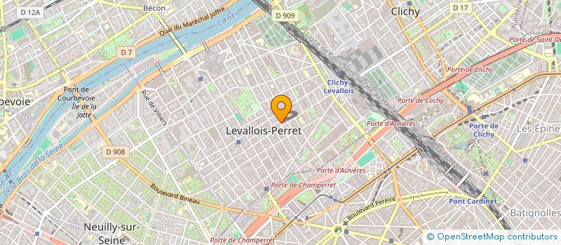 localisation de l'entreprise LIGURES à LEVALLOIS-PERRET