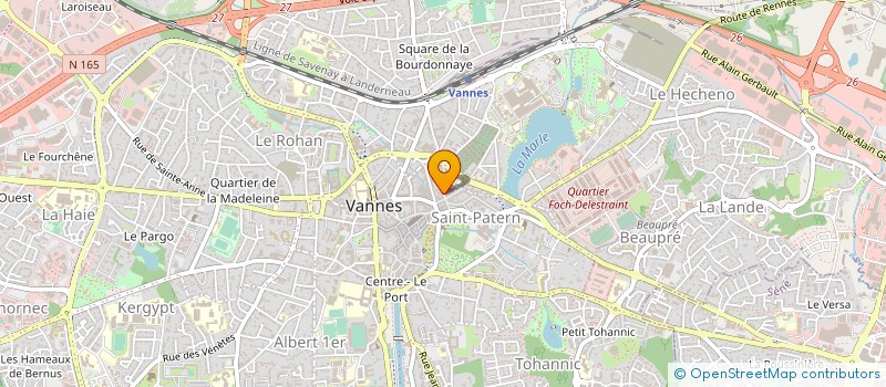 localisation de l'entreprise LIGUY à VANNES