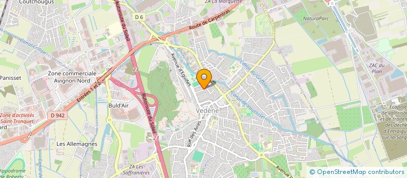 localisation de l'entreprise LIH RESTAURATION  VEDENE