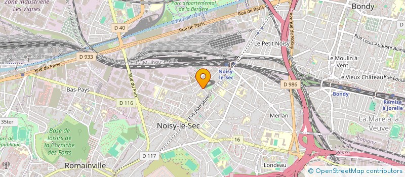 localisation de l'entreprise LIIE EDITION à NOISY-LE-SEC