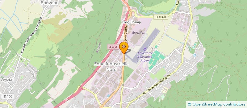 localisation de l'entreprise LIIFE à ARBENT