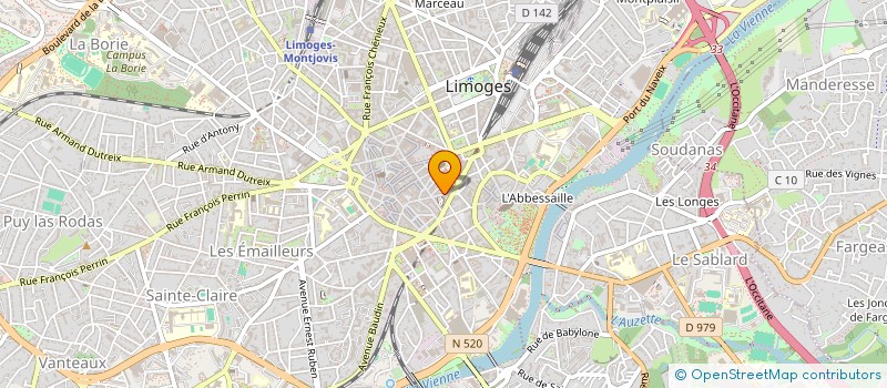 localisation de l'entreprise LIIFE INDUSTRY CORPORATION à LIMOGES
