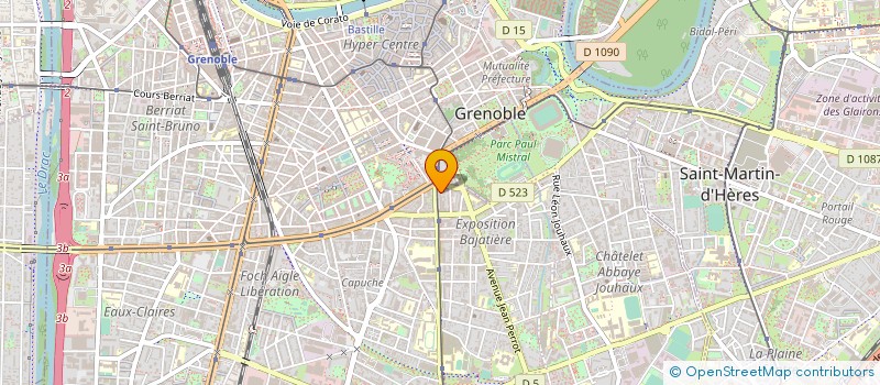 localisation de l'entreprise LIINK à GRENOBLE