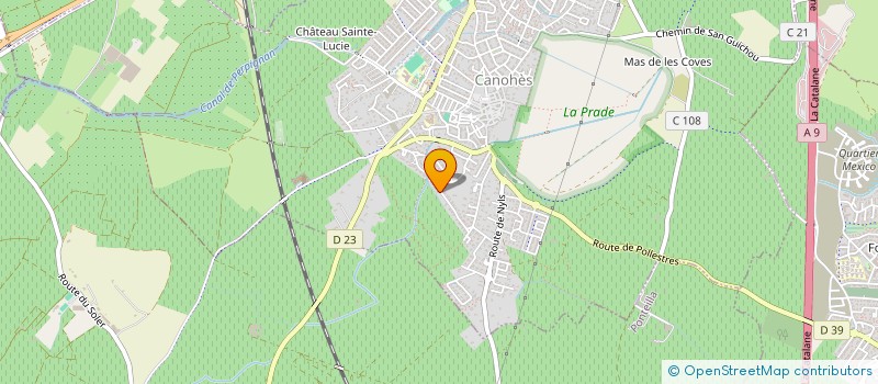 localisation de l'entreprise LIJAMA  CANOHES