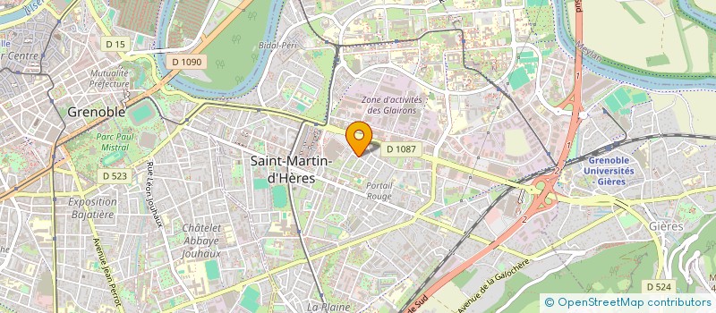 localisation de l'entreprise LIJEREST  SAINT-MARTIN-D'HERES