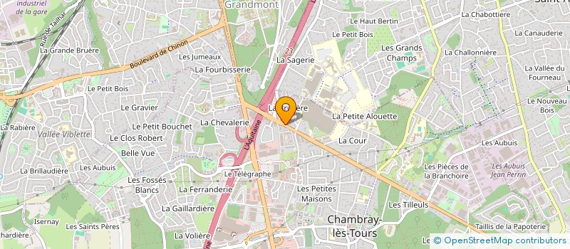 localisation de l'entreprise LIJULA  CHAMBRAY-LES-TOURS