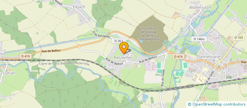 localisation de l'entreprise LIJUMILE  RETZWILLER