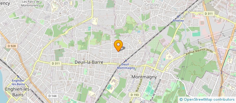 localisation de l'entreprise LIK IMMO  DEUIL-LA-BARRE