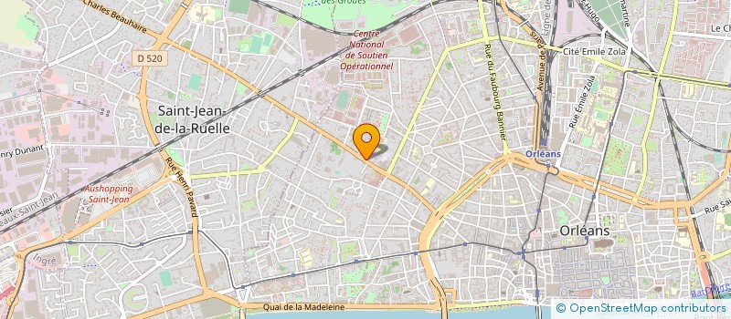 localisation de l'entreprise LIKASTORE à ORLEANS
