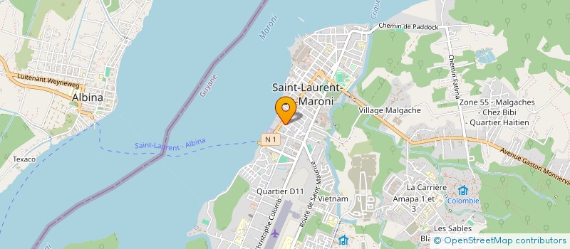 localisation de l'entreprise LIKE IT PRODUCTION  SAINT-LAURENT-DU-MARONI