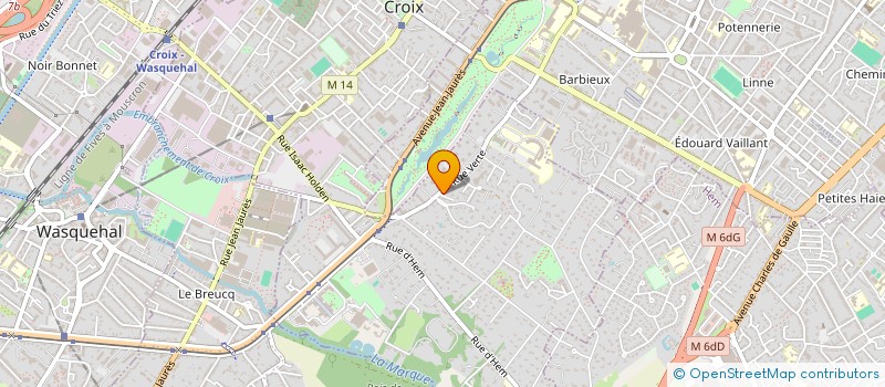 localisation de l'entreprise LIKE & LINK à CROIX
