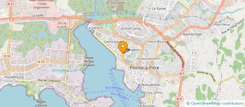 localisation de l'entreprise LIKE NUMERIK à POINTE-A-PITRE