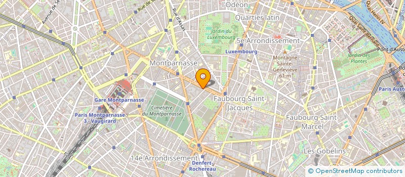 localisation de l'entreprise LIKE THAT PRODUCTIONS  PARIS