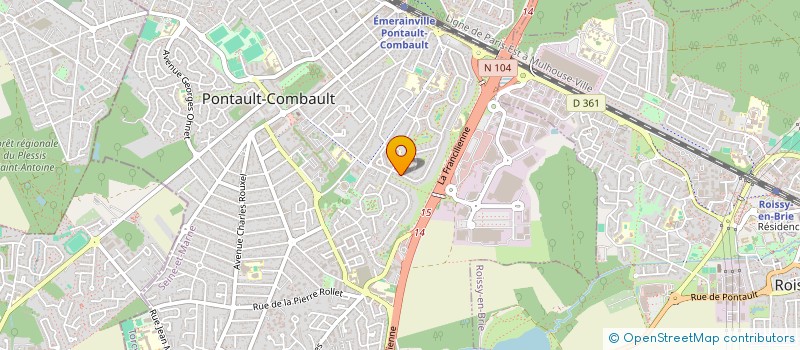 localisation de l'entreprise LIKE YOUR HOME à PONTAULT-COMBAULT