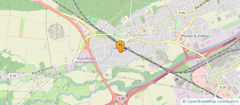 localisation de l'entreprise LIKEAU 1  LUTTERBACH