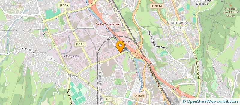 localisation de l'entreprise LIKEN à CHAMBERY