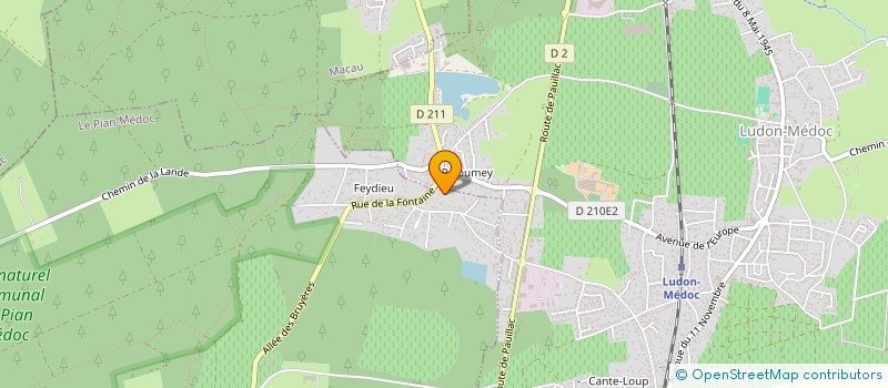 localisation de l'entreprise LIKETECH  LE PIAN-MEDOC