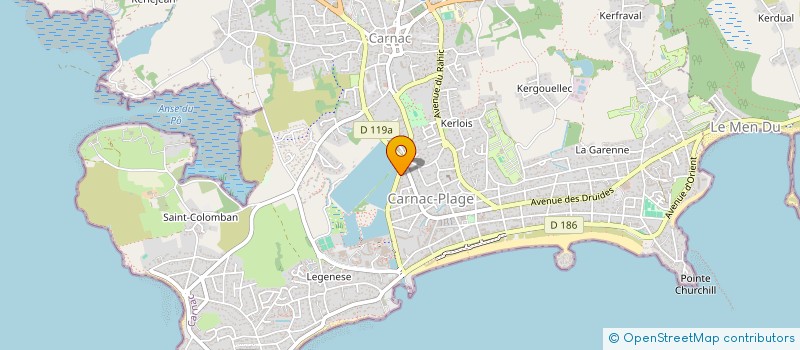 localisation de l'entreprise LIKORN à CARNAC